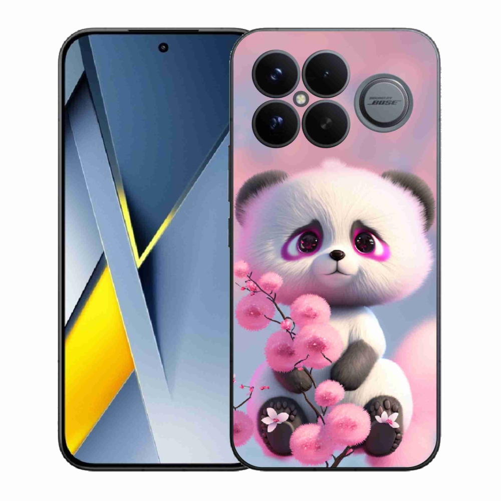 Gél borítás mmCase a Xiaomi Poco F8 Ultra számára - aranyos panda 1