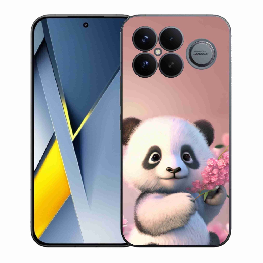 Gél borítás mmCase a Xiaomi Poco F8 Ultra számára - aranyos panda