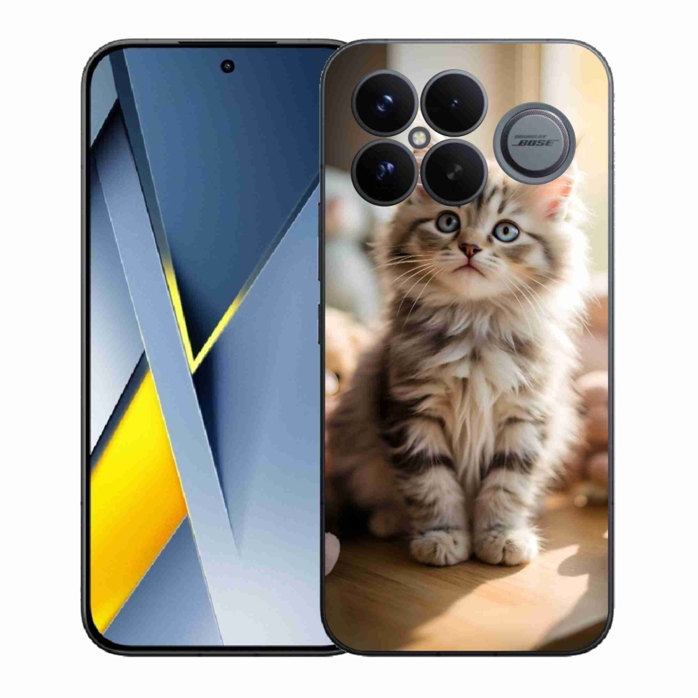 Gél borítás mmCase a Xiaomi Poco F8 Ultra számára - aranyos cica 10