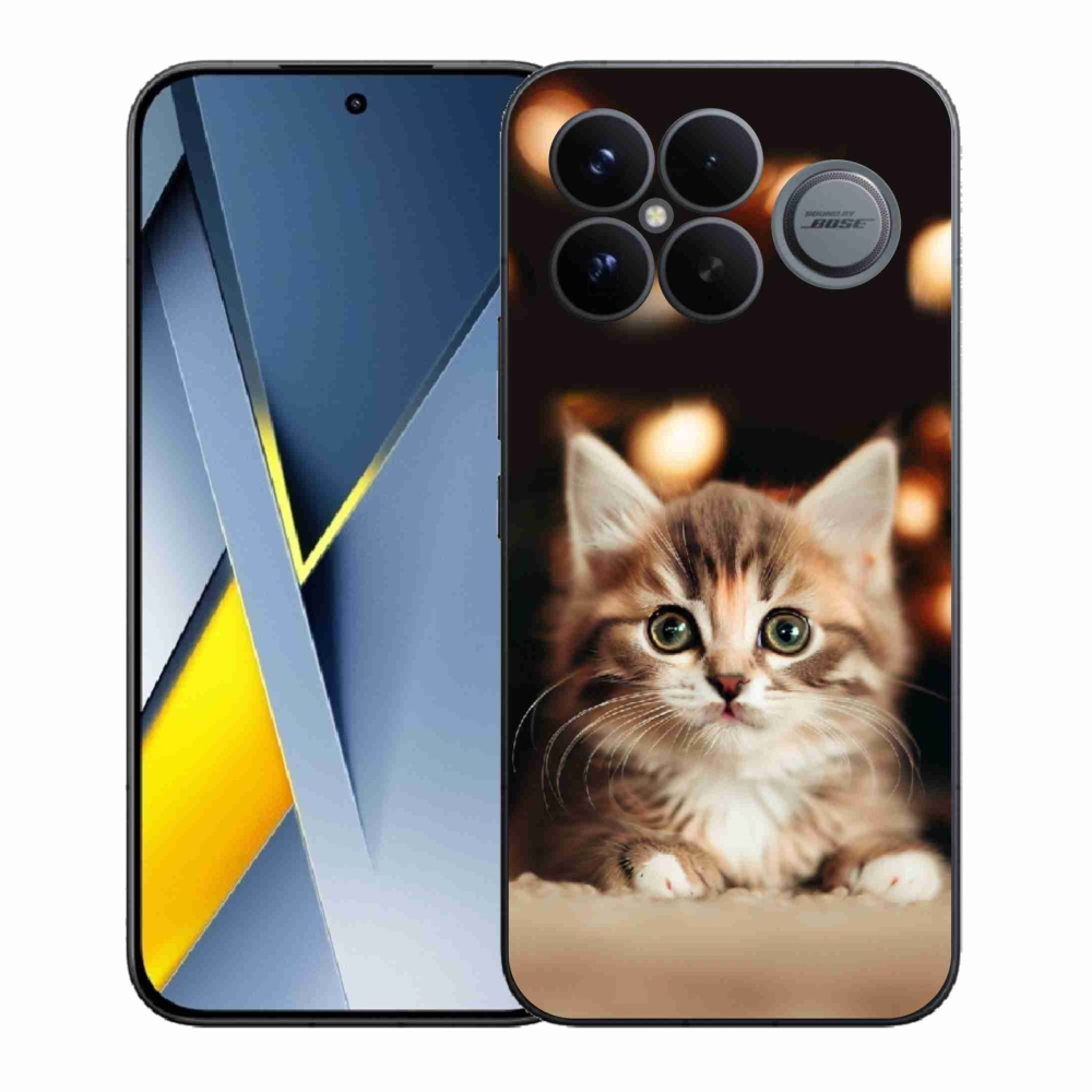 Gél borítás mmCase a Xiaomi Poco F8 Ultra számára - aranyos cica 2