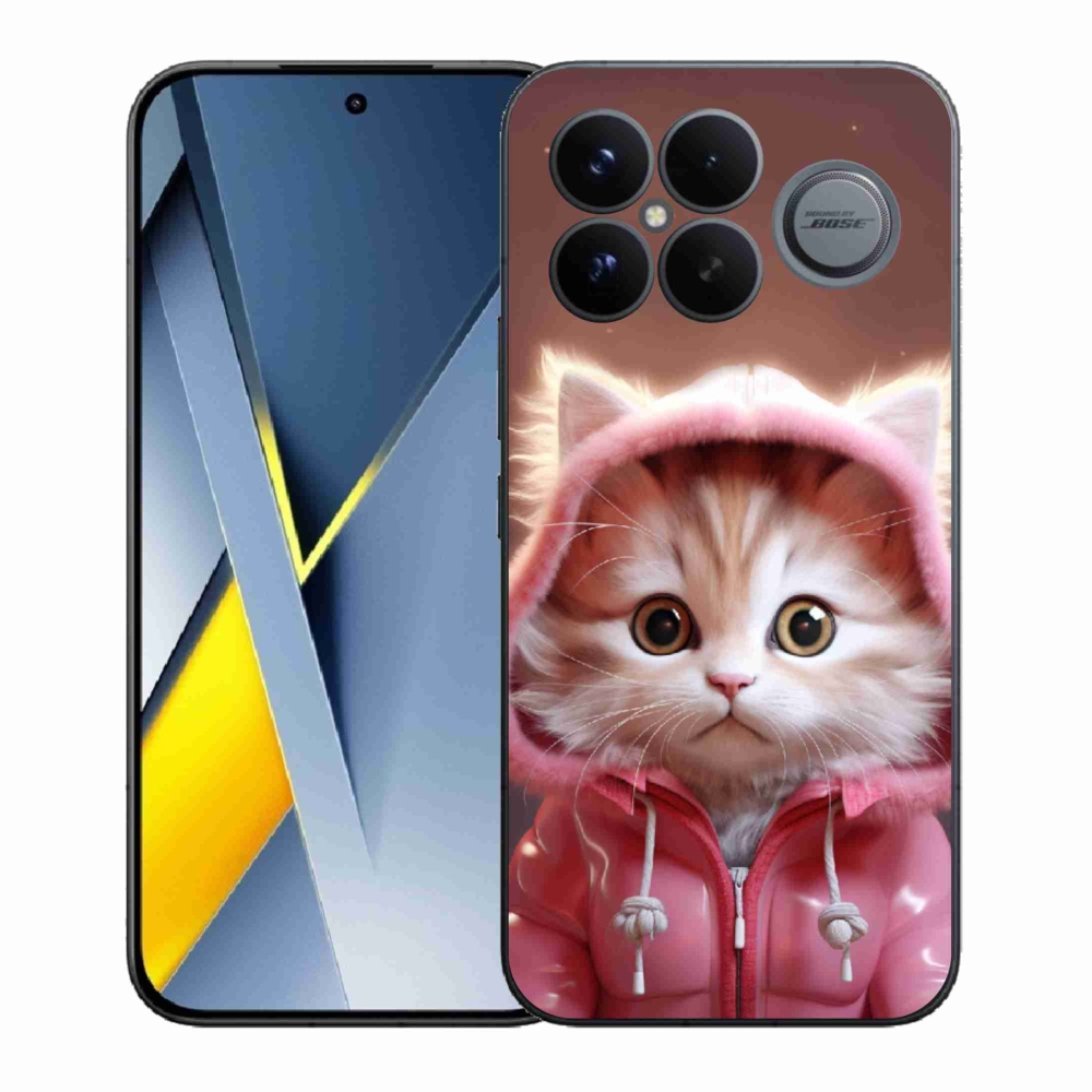 Gél borítás mmCase a Xiaomi Poco F8 Ultra számára - aranyos cica 3