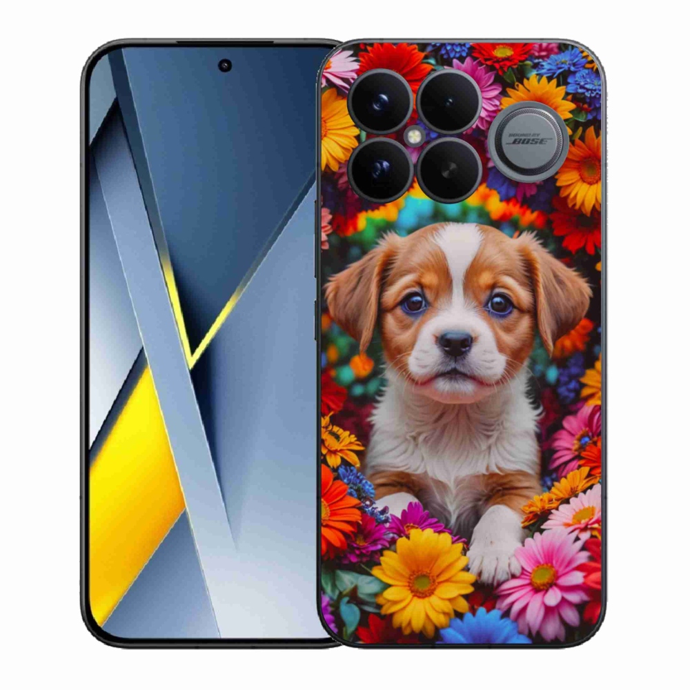 Gél borítás mmCase a Xiaomi Poco F8 Ultra számára - aranyos kiskutya