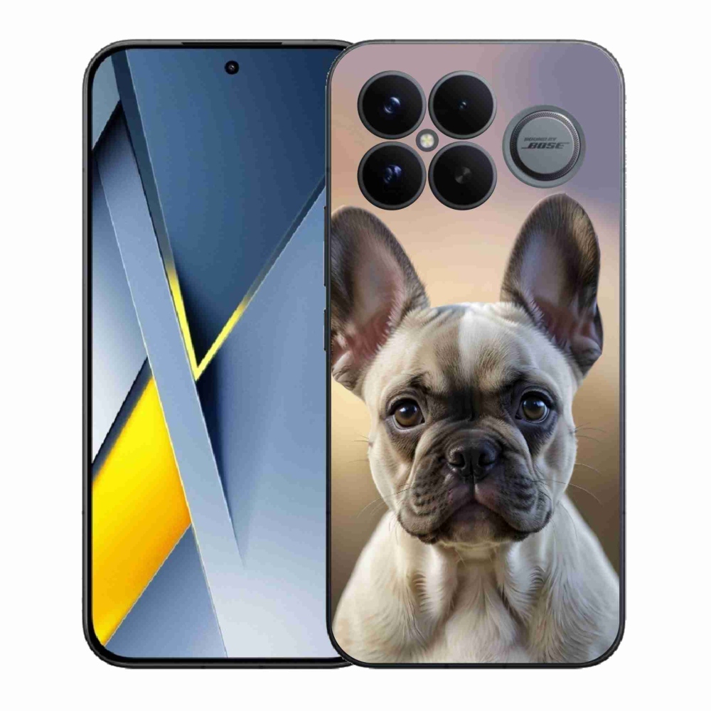 Gél borítás mmCase a Xiaomi Poco F8 Ultra számára - aranyos francia bulldog