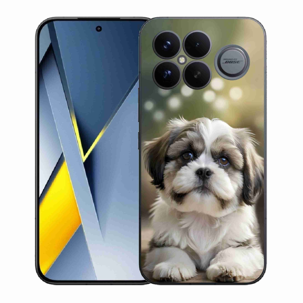 Gél borítás mmCase a Xiaomi Poco F8 Ultra számára - aranyos shih-tzu