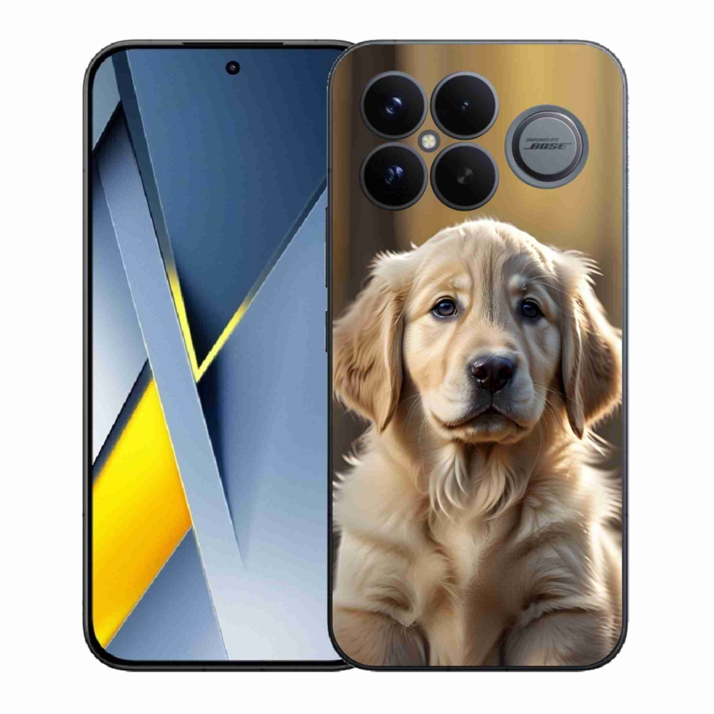 Gél borítás mmCase a Xiaomi Poco F8 Ultra számára - aranyos arany retriever