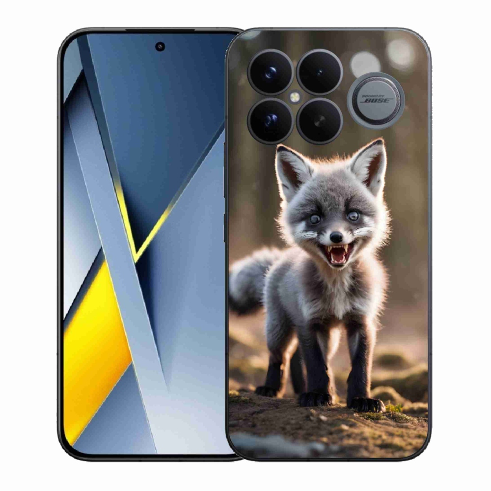 Gél borítás mmCase a Xiaomi Poco F8 Ultra számára - angry fox