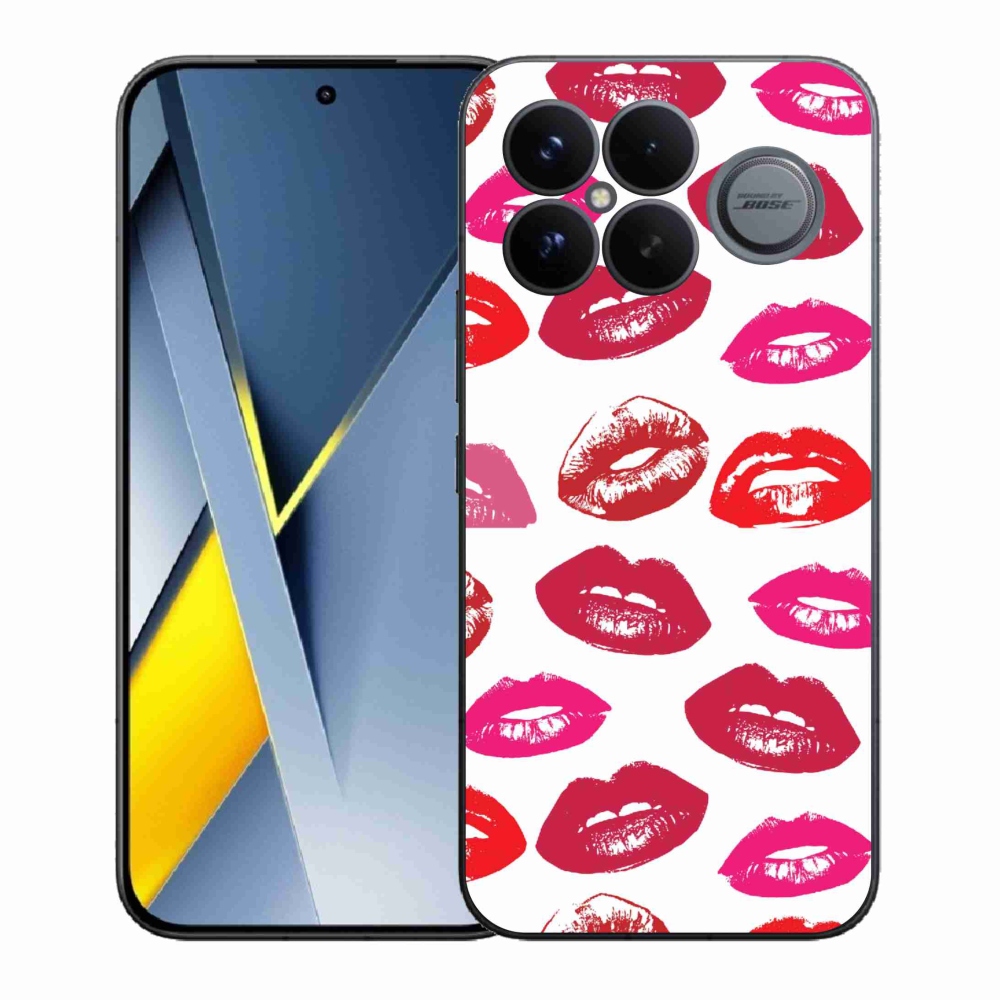 Gél borítás mmCase a Xiaomi Poco F8 Ultra számára - ajkak