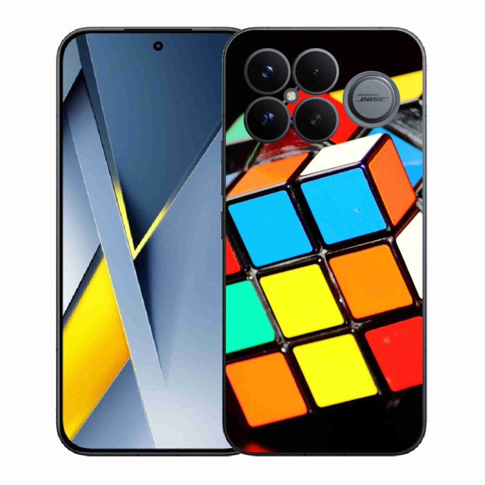 Gél borítás mmCase a Xiaomi Poco F8 Ultra számára - Rubik-kocka
