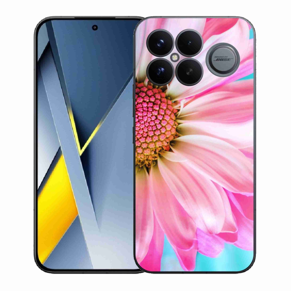 Gél borítás mmCase a Xiaomi Poco F8 Ultra számára - rózsaszín virág