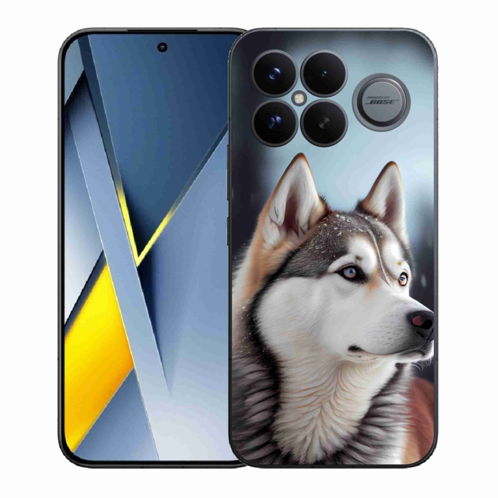 Gél borítás mmCase a Xiaomi Poco F8 Ultra számára - Szibériai husky