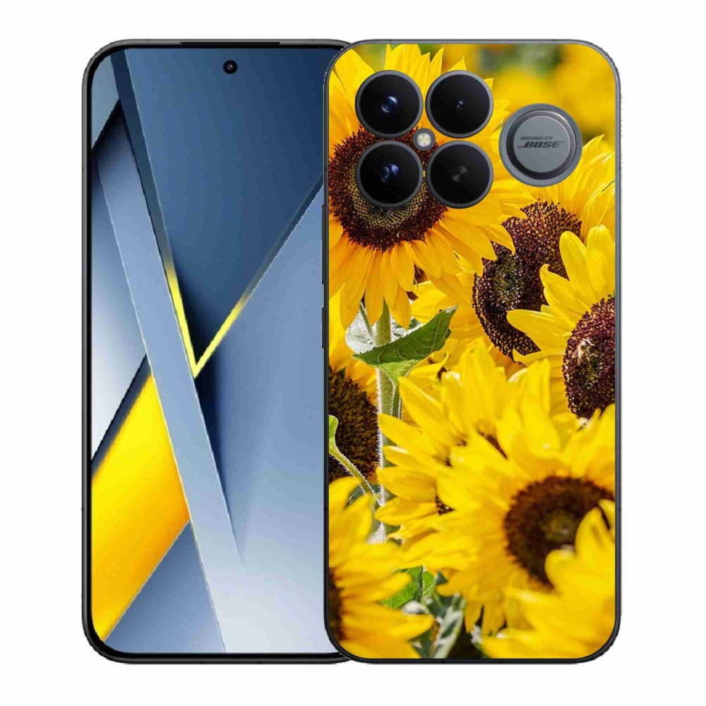 Gél borítás mmCase a Xiaomi Poco F8 Ultra számára - Napraforgó