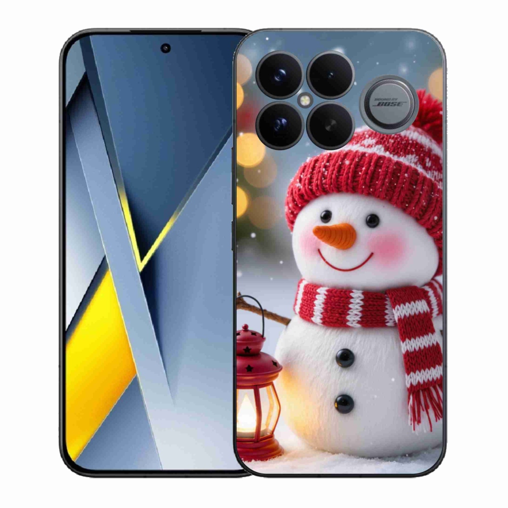 Gél borítás mmCase a Xiaomi Poco F8 Ultra számára - hóember 2