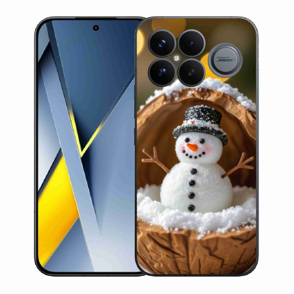 Gél borítás mmCase a Xiaomi Poco F8 Ultra számára - hóember 4