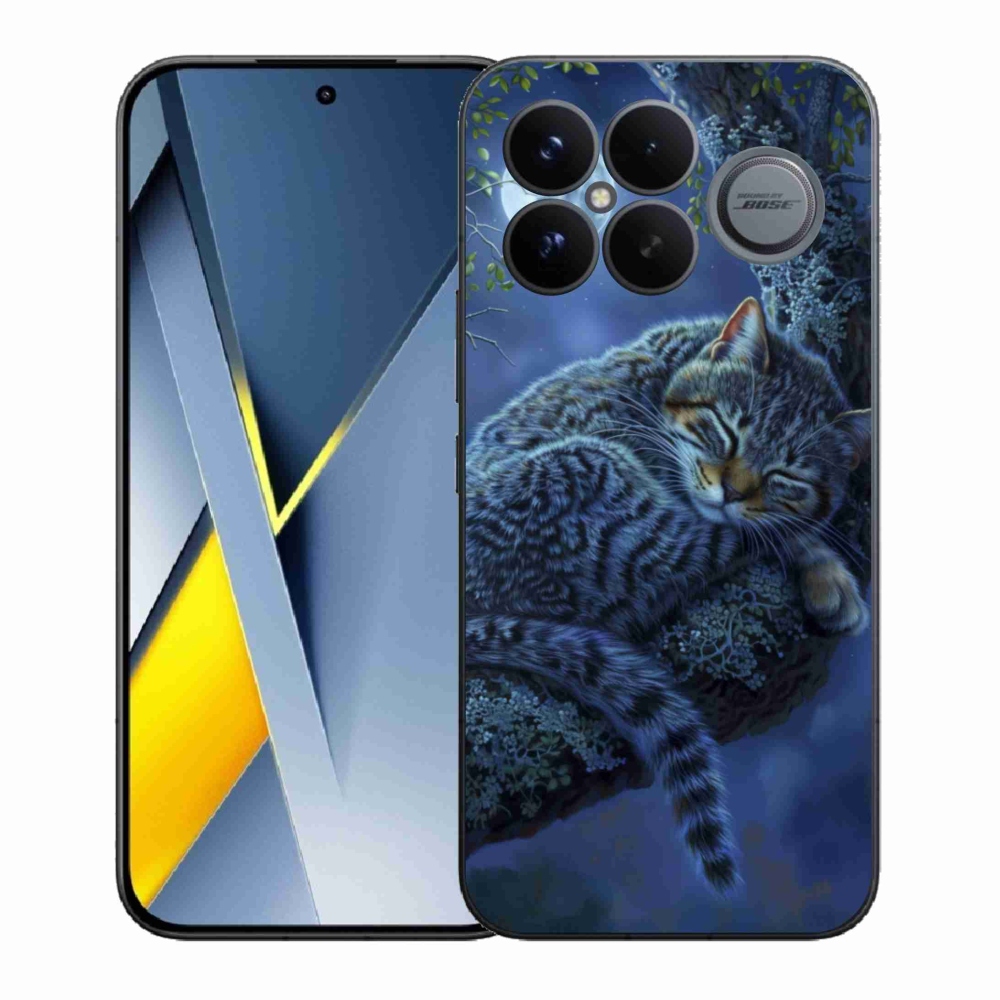 Gél borítás mmCase a Xiaomi Poco F8 Ultra számára - alvó macska