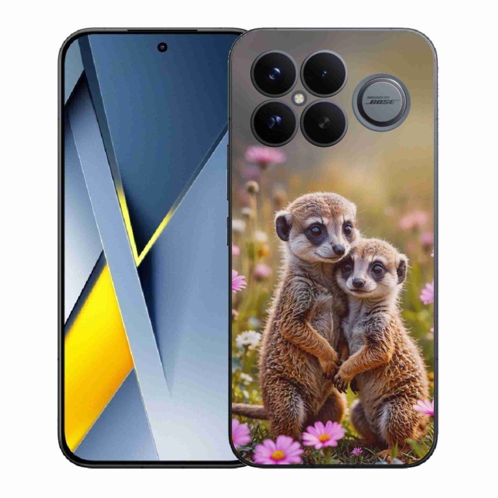 Gél borítás mmCase a Xiaomi Poco F8 Ultra számára - szurikátás duó