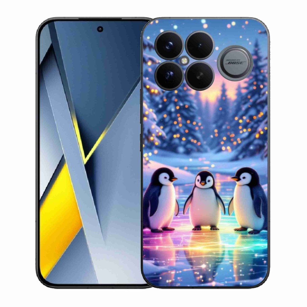 Gél borítás mmCase a Xiaomi Poco F8 Ultra számára - pingvinek