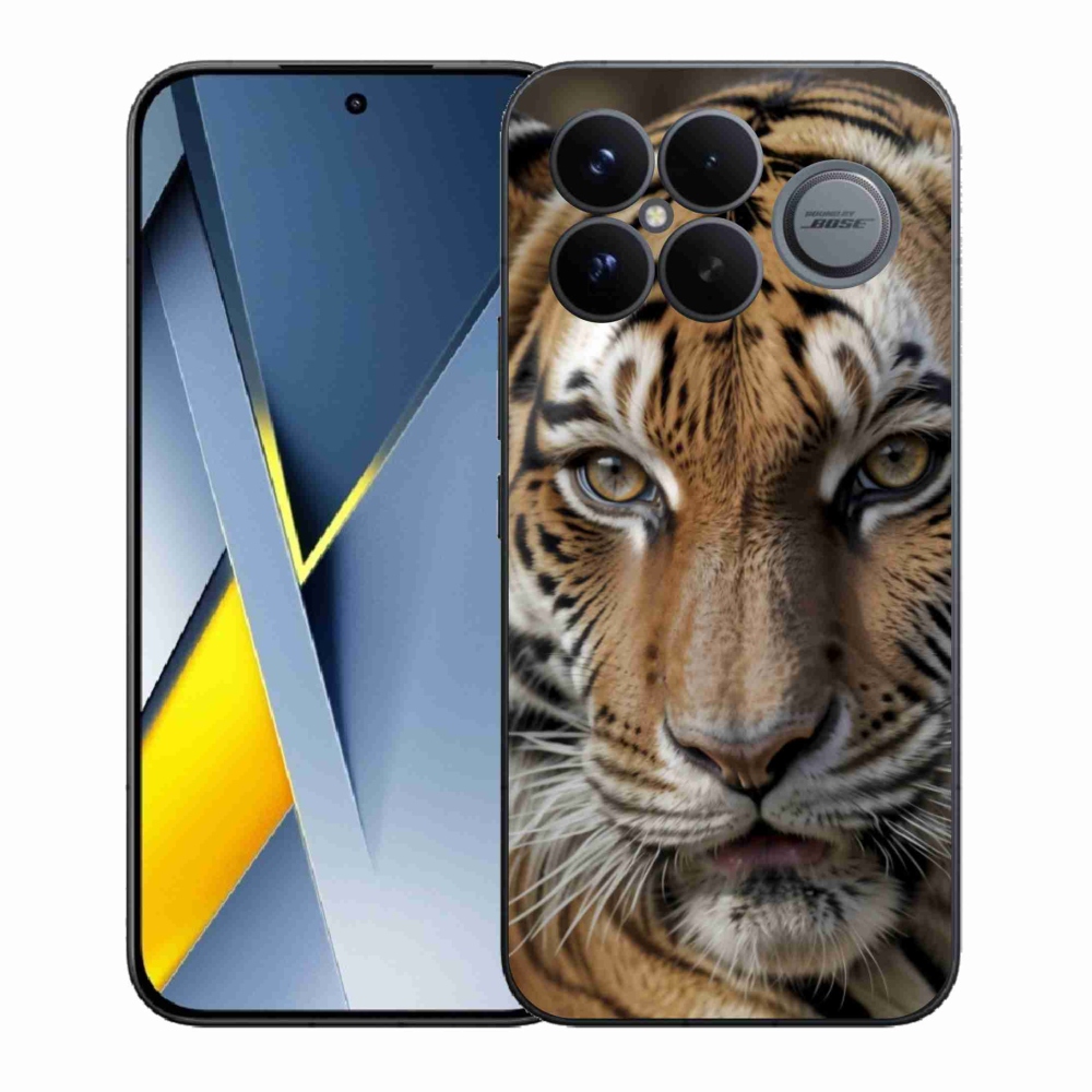 Gél borítás mmCase a Xiaomi Poco F8 Ultra számára - tigris nézet