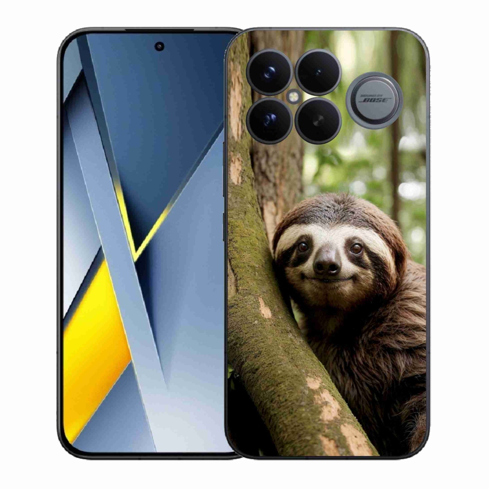 Gél borítás mmCase a Xiaomi Poco F8 Ultra számára - mosolygó lajhár