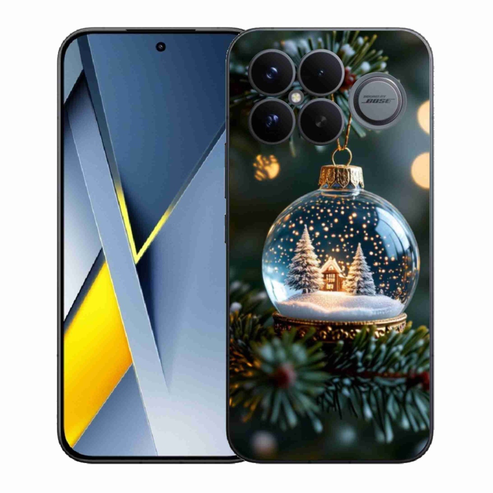 Gél borítás mmCase a Xiaomi Poco F8 Ultra számára - karácsonyi golyók 2