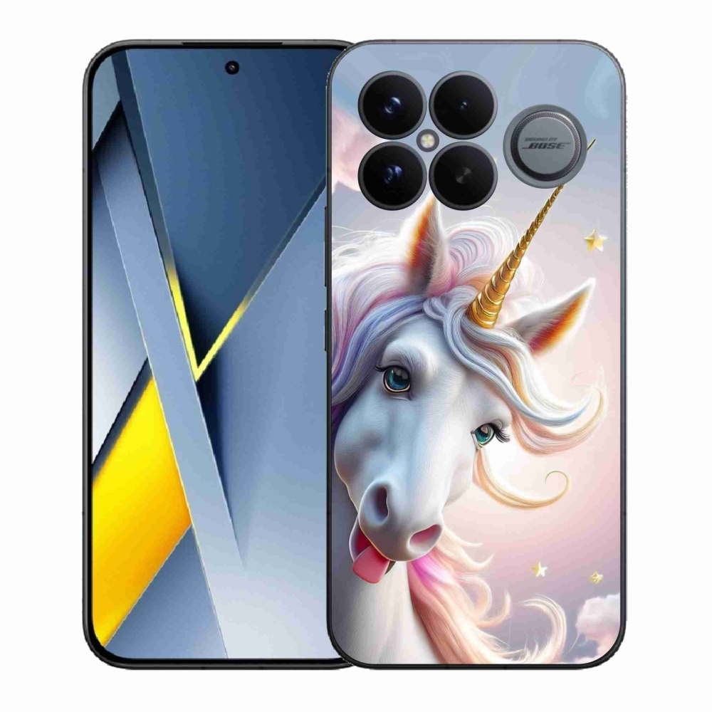 Gél borítás mmCase a Xiaomi Poco F8 Ultra számára - vidám egyszarvú