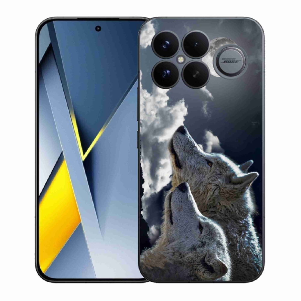 Gél borítás mmCase a Xiaomi Poco F8 Ultra számára - farkasok