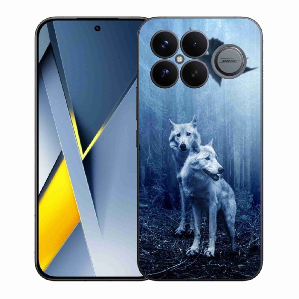 Gél borítás mmCase a Xiaomi Poco F8 Ultra számára - farkasok az erdőben