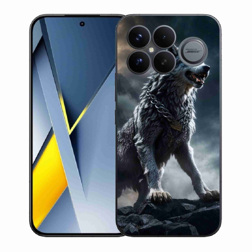 Gél borítás mmCase a Xiaomi Poco F8 Ultra számára - farkas 1