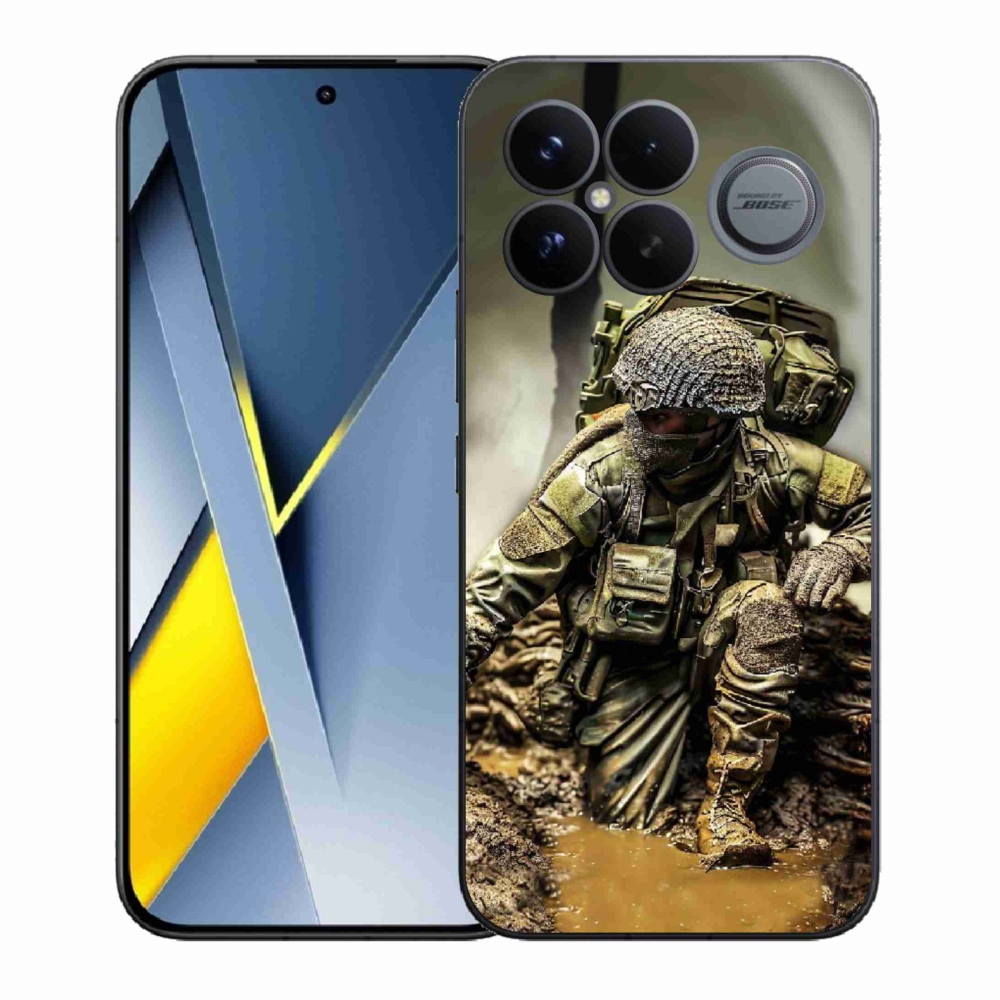 Gél borítás mmCase a Xiaomi Poco F8 Ultra számára - katona