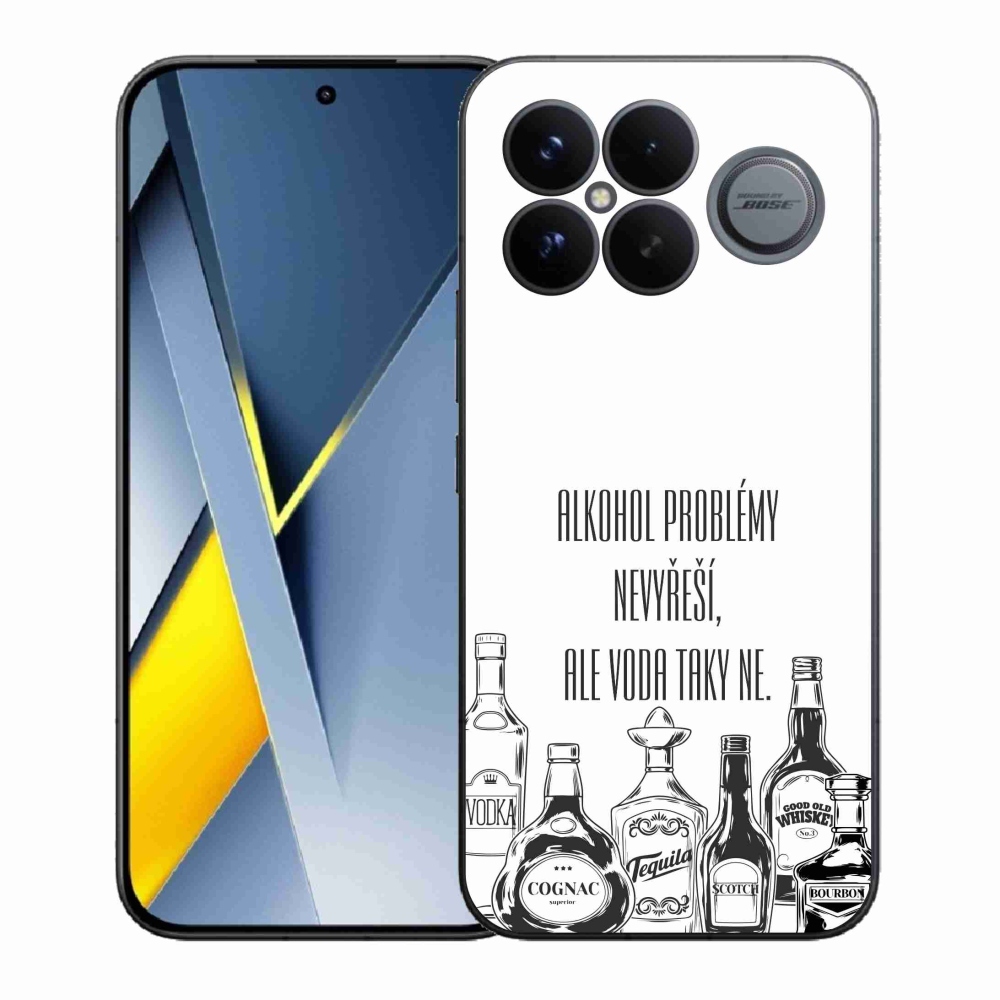 Gél borító mmCase a Xiaomi Poco F8 Ultra számára - vicces szöveg fehér háttérrel