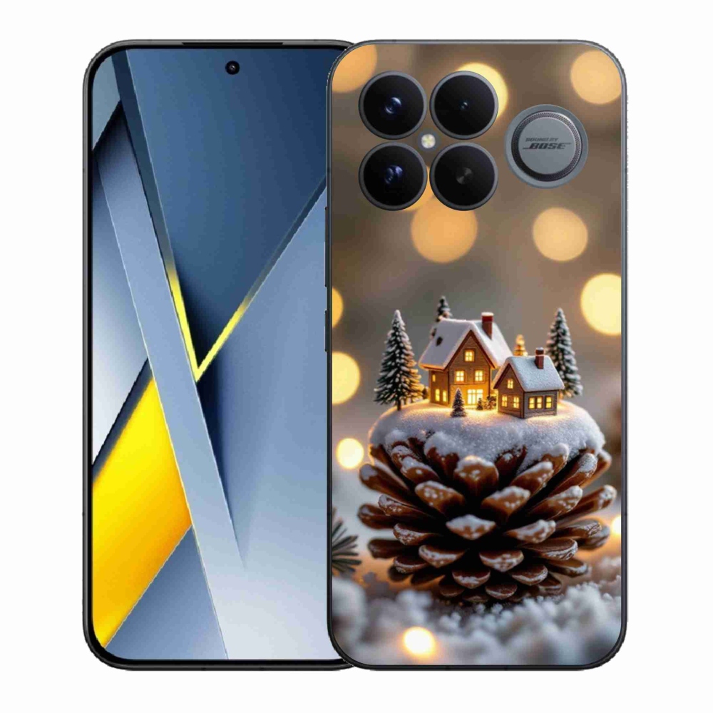 Gél borítás mmCase a Xiaomi Poco F8 Ultra számára - téli falu