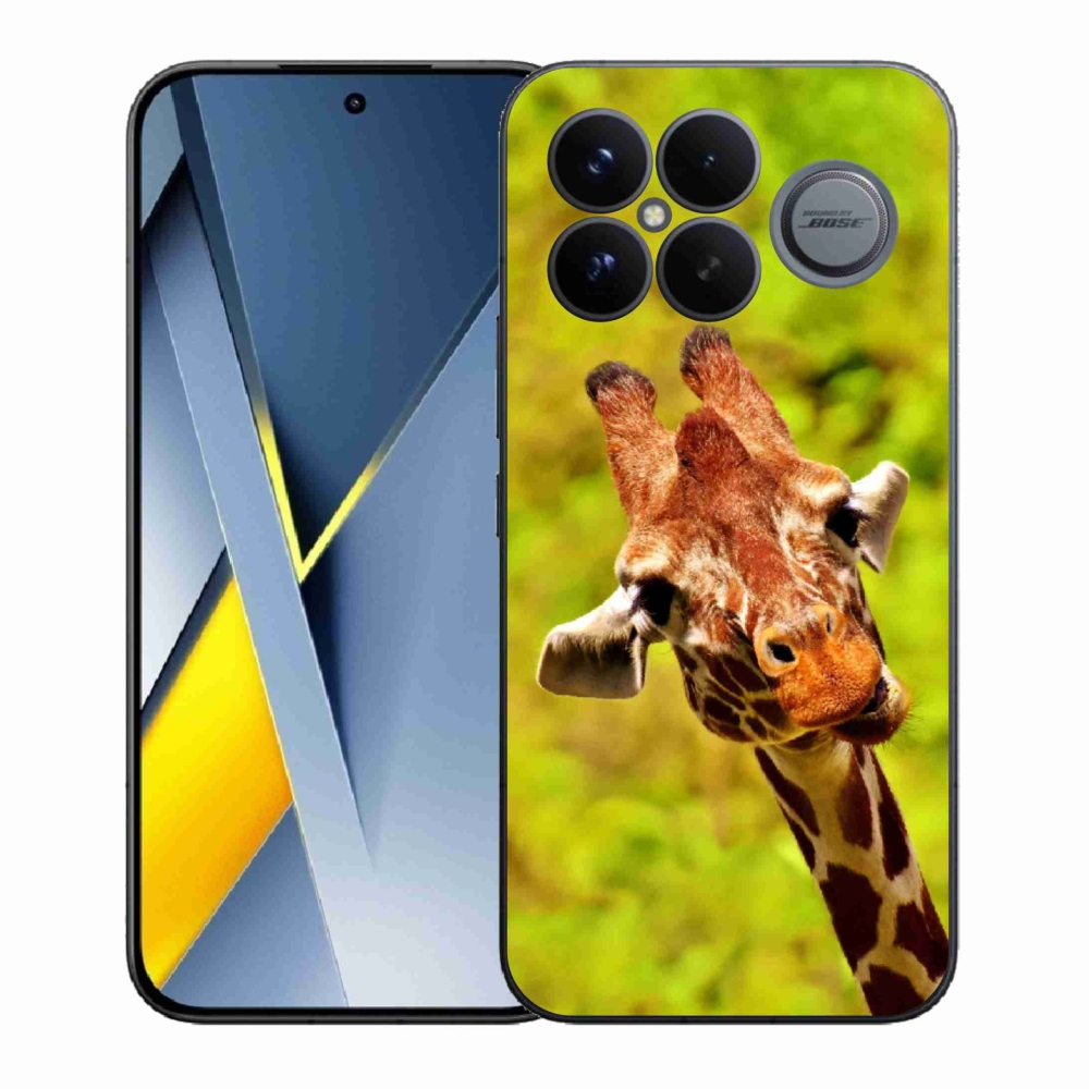 Gél borítás mmCase a Xiaomi Poco F8 Ultra számára - zsiráf