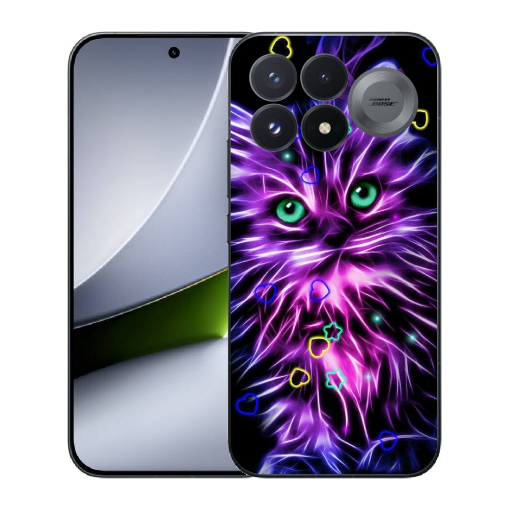 mmCase gél tok a Xiaomi Poco F9 Pro 5G-hez – absztrakt macska
