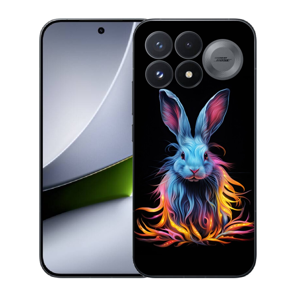 mmCase géltok a Xiaomi Poco F9 Pro 5G-hez – absztrakt nyúl
