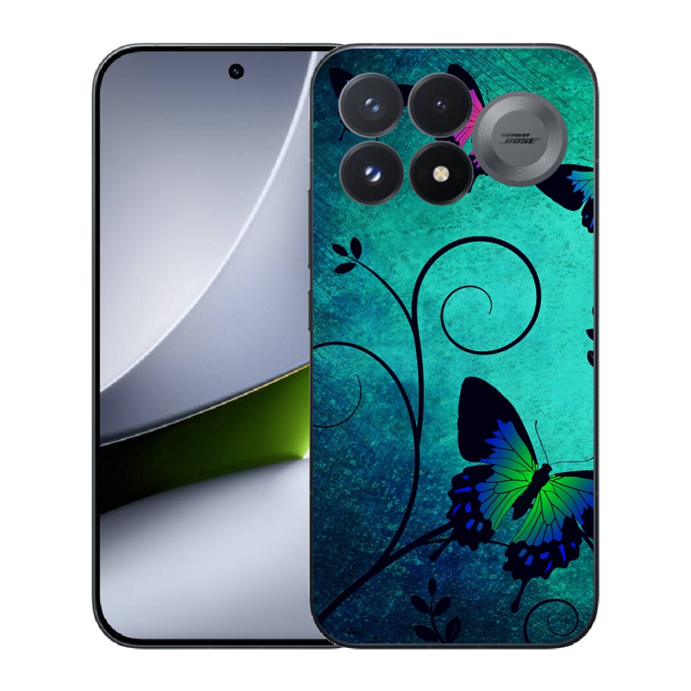mmCase géltok a Xiaomi Poco F9 Pro 5G-hez – színes pillangók