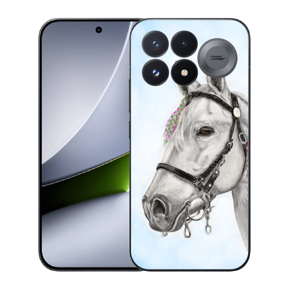 mmCase géltok a Xiaomi Poco F9 Pro 5G-hez – fehér ló 1