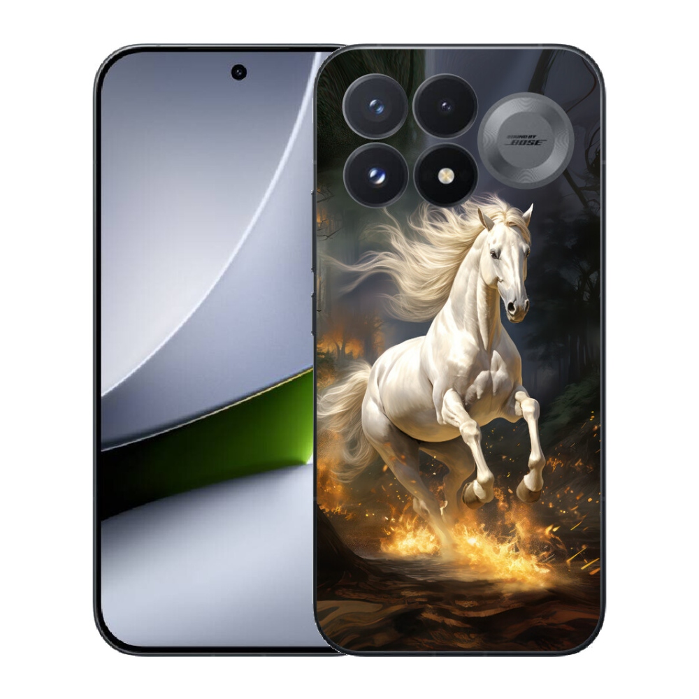 mmCase géltok a Xiaomi Poco F9 Pro 5G-hez – fehér ló 2