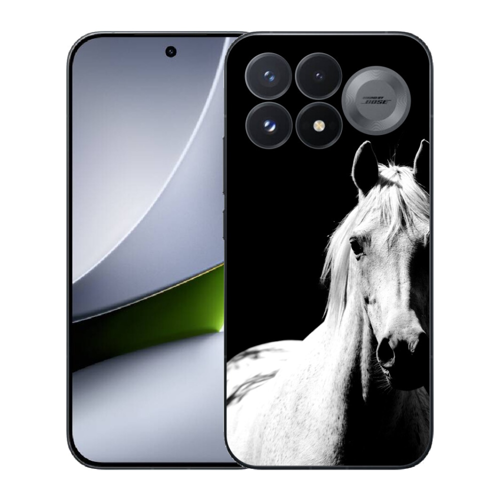 mmCase géltok a Xiaomi Poco F9 Pro 5G-hez – fehér ló 5