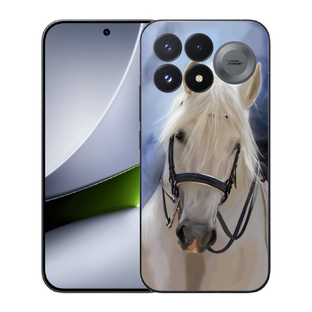 mmCase géltok a Xiaomi Poco F9 Pro 5G-hez – fehér ló