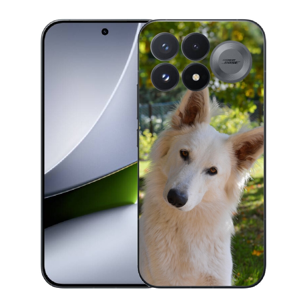 mmCase gél tok a Xiaomi Poco F9 Pro 5G-hez – fehér svájci juhászkutya 1