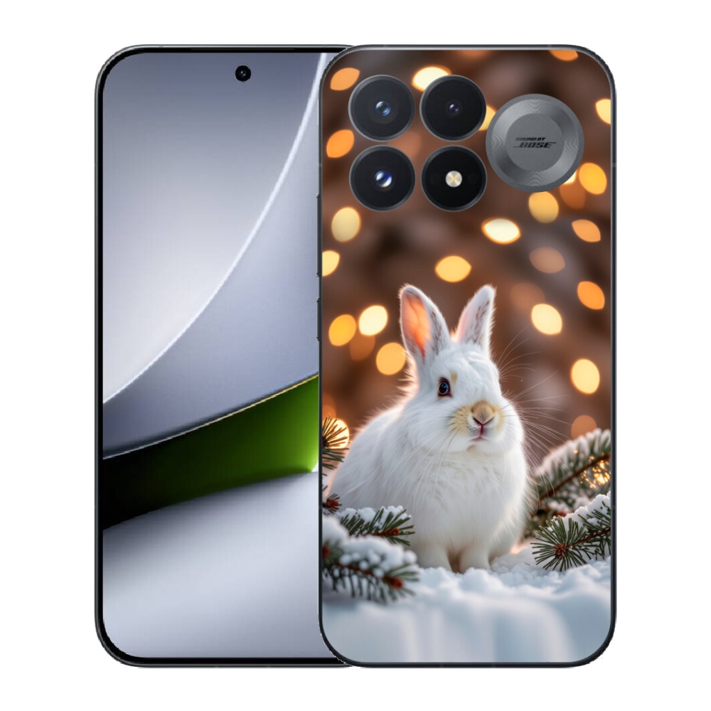 mmCase géltok a Xiaomi Poco F9 Pro 5G-hez – fehér nyúl