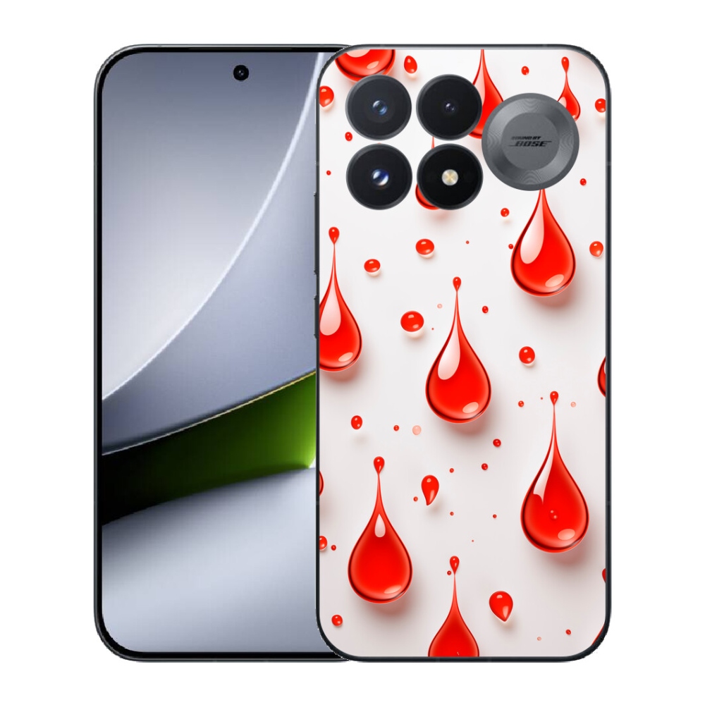 mmCase géltok a Xiaomi Poco F9 Pro 5G-hez – piros cseppek