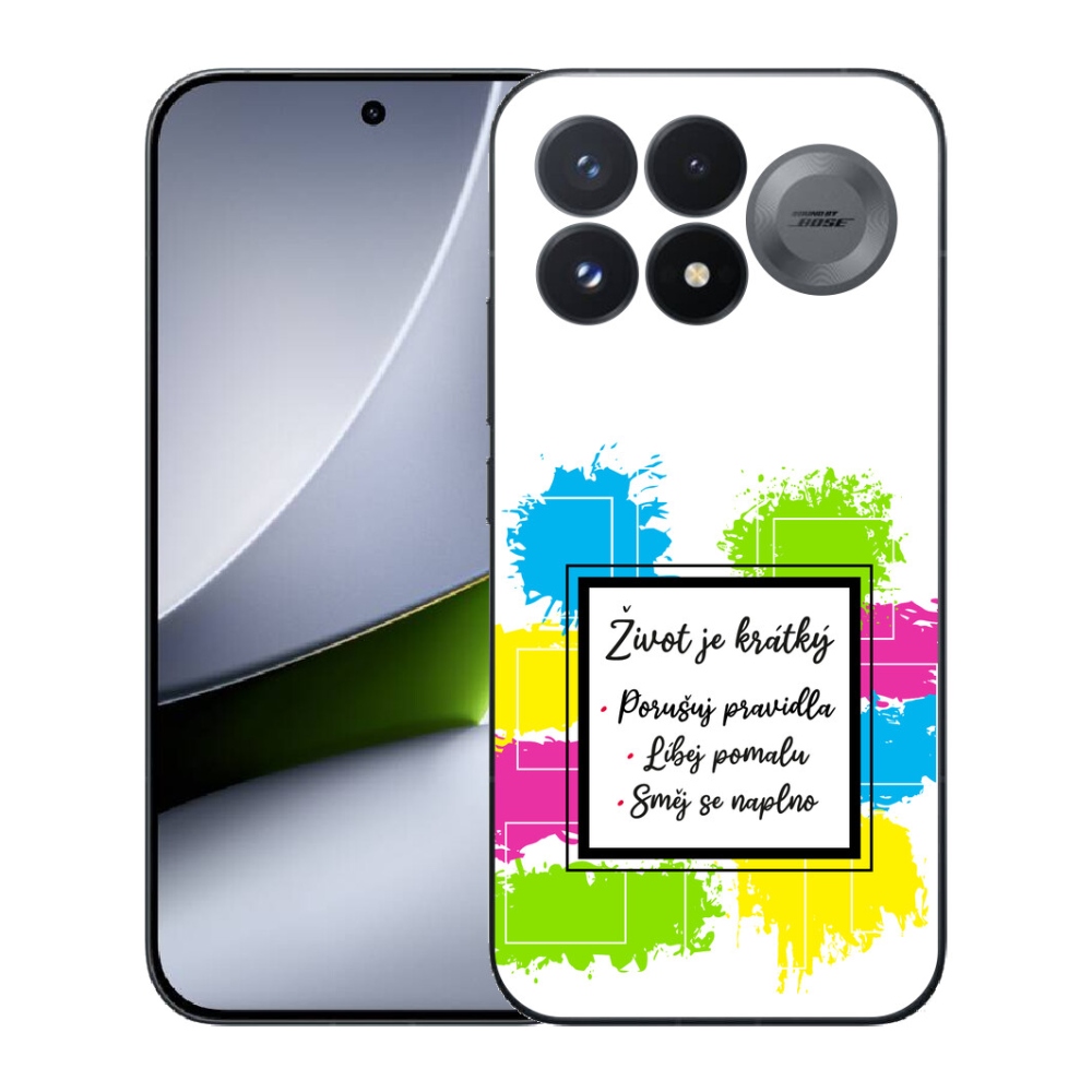 mmCase géltok a Xiaomi Poco F9 Pro 5G-hez – idézet 5, fehér háttérrel