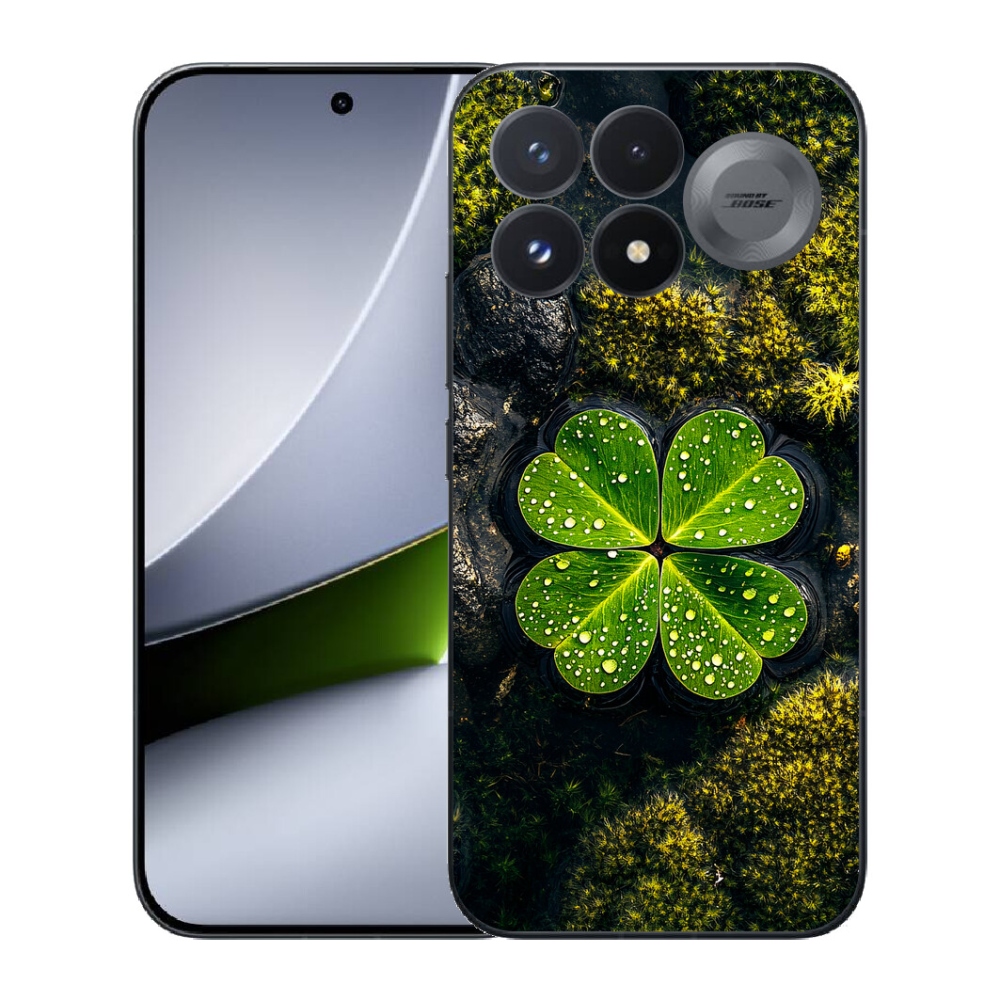 mmCase gél tok a Xiaomi Poco F9 Pro 5G-hez – négylevelű lóhere