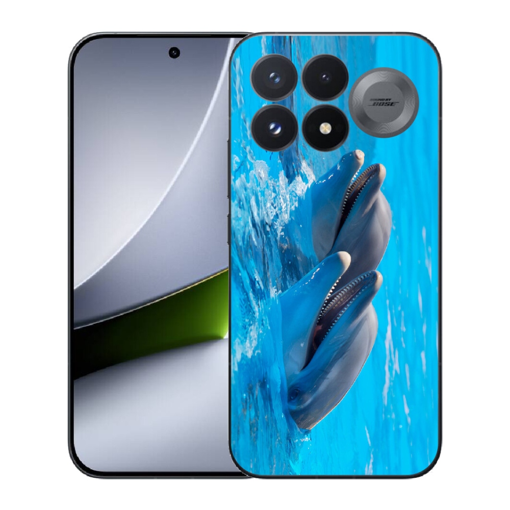 mmCase gél tok a Xiaomi Poco F9 Pro 5G-hez – delfinek
