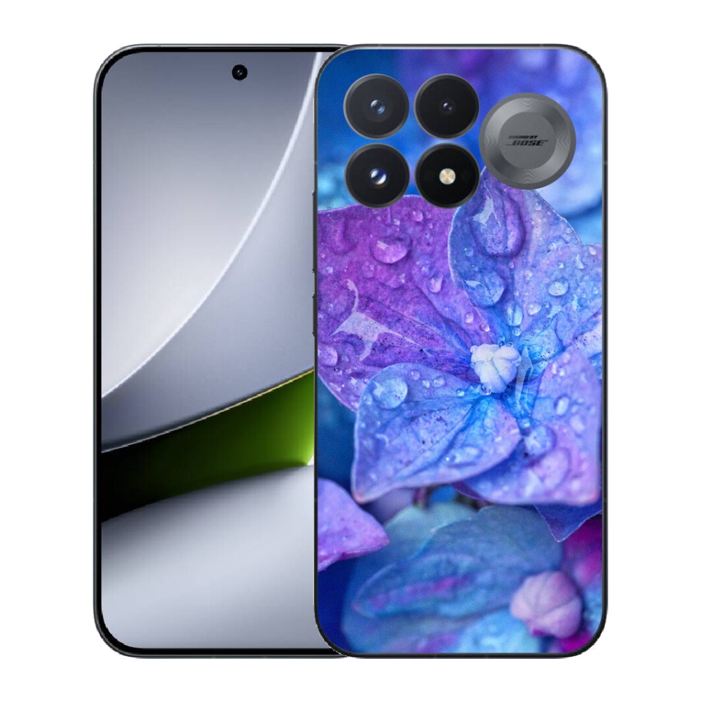 mmCase géltok a Xiaomi Poco F9 Pro 5G-hez – lila virág