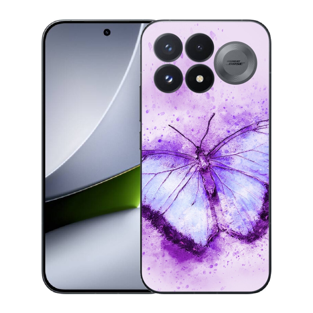 mmCase géltok a Xiaomi Poco F9 Pro 5G-hez – lila pillangó