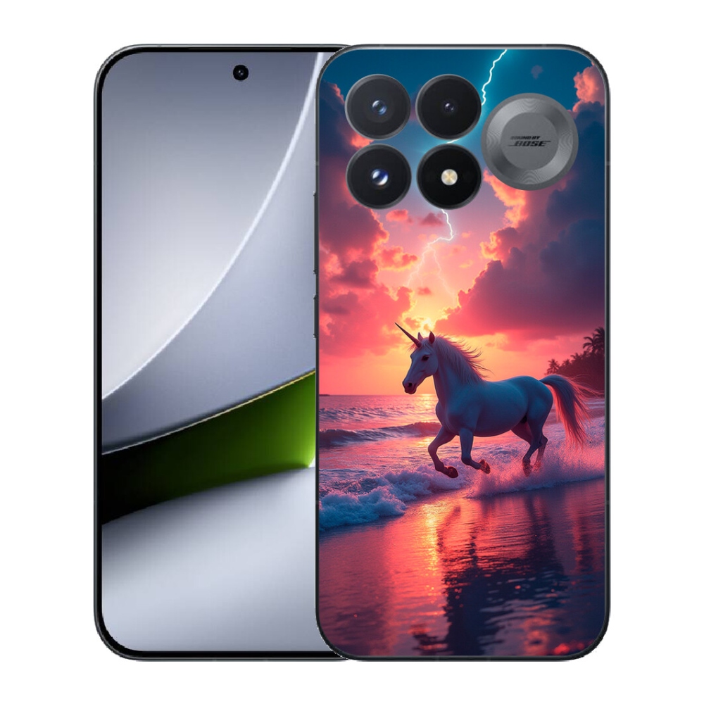 mmCase gél tok a Xiaomi Poco F9 Pro 5G-hez – egyszarvú a tengerparton