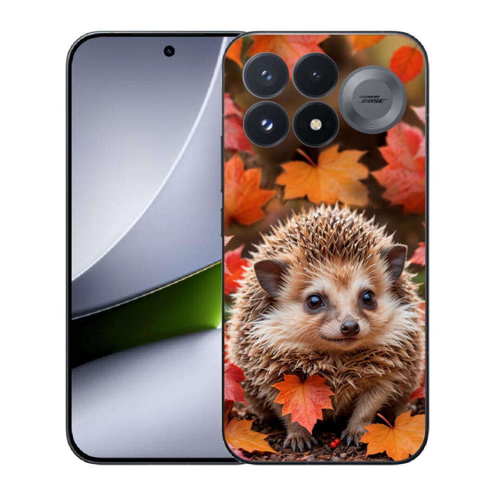 mmCase géltok a Xiaomi Poco F9 Pro 5G-hez – sündisznó a levelek között