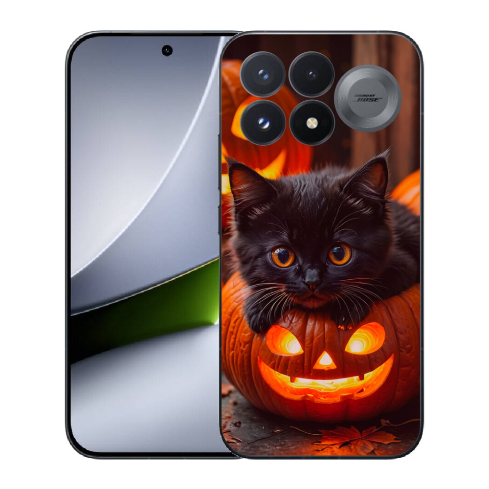 mmCase gél tok a Xiaomi Poco F9 Pro 5G-hez – cica és sütőtök