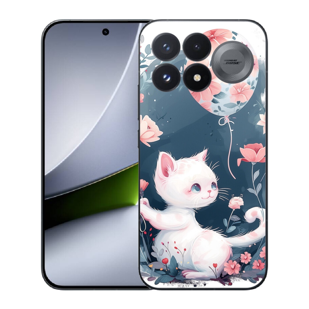 mmCase géltok a Xiaomi Poco F9 Pro 5G-hez – cica léggömbbel
